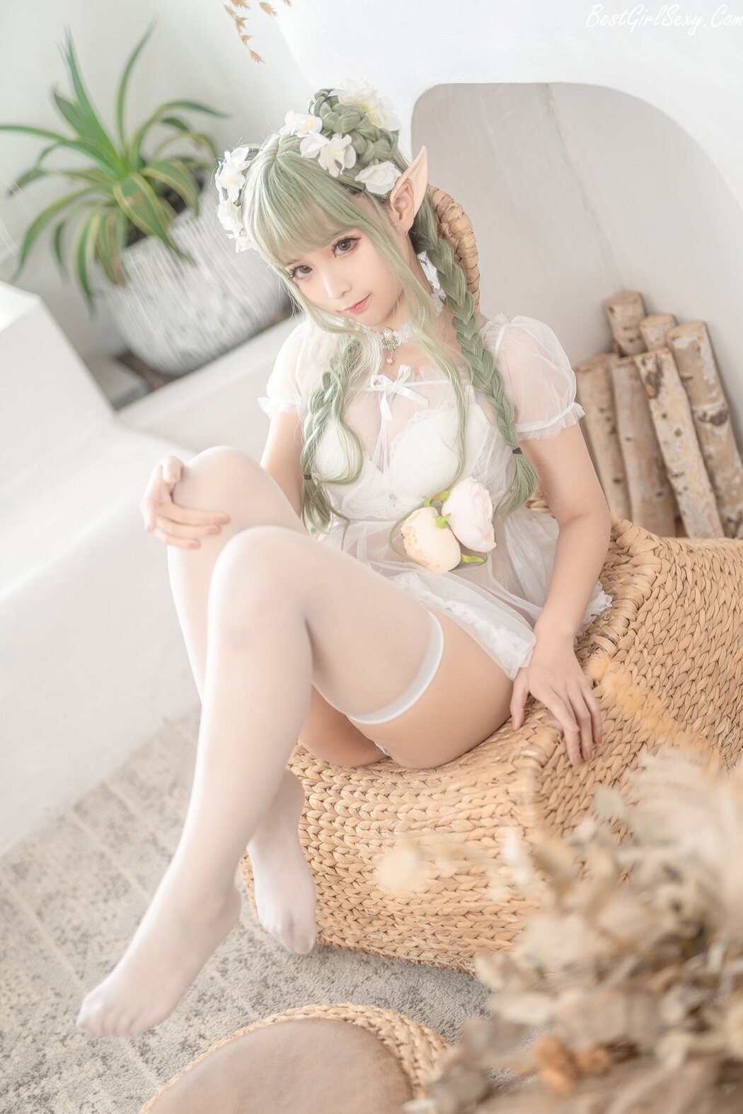 Coser@蠢沫沫 Vol.121 尖耳国度 绿精灵 Cover Photo