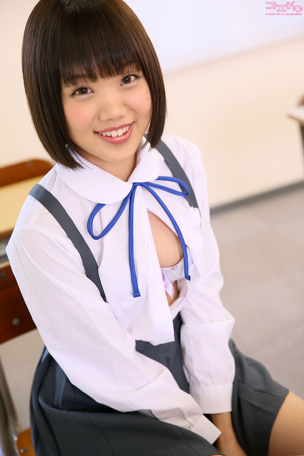 [Cosdoki] Himawari Natsuno Himawari Natsuno / Himawari Natsuno natsunohimawari_pic_seifukususpender1