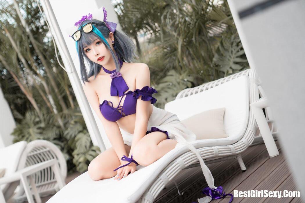 Coser@Momoko葵葵 Vol.017 柴郡水着