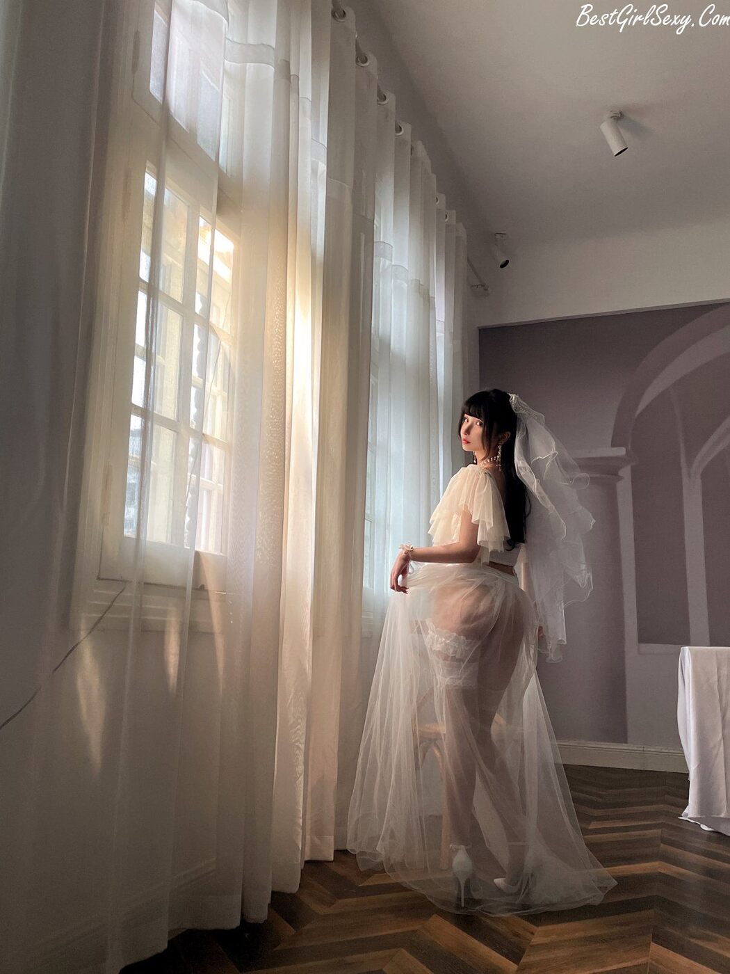Coser@rioko凉凉子 Vol.069 透明婚纱