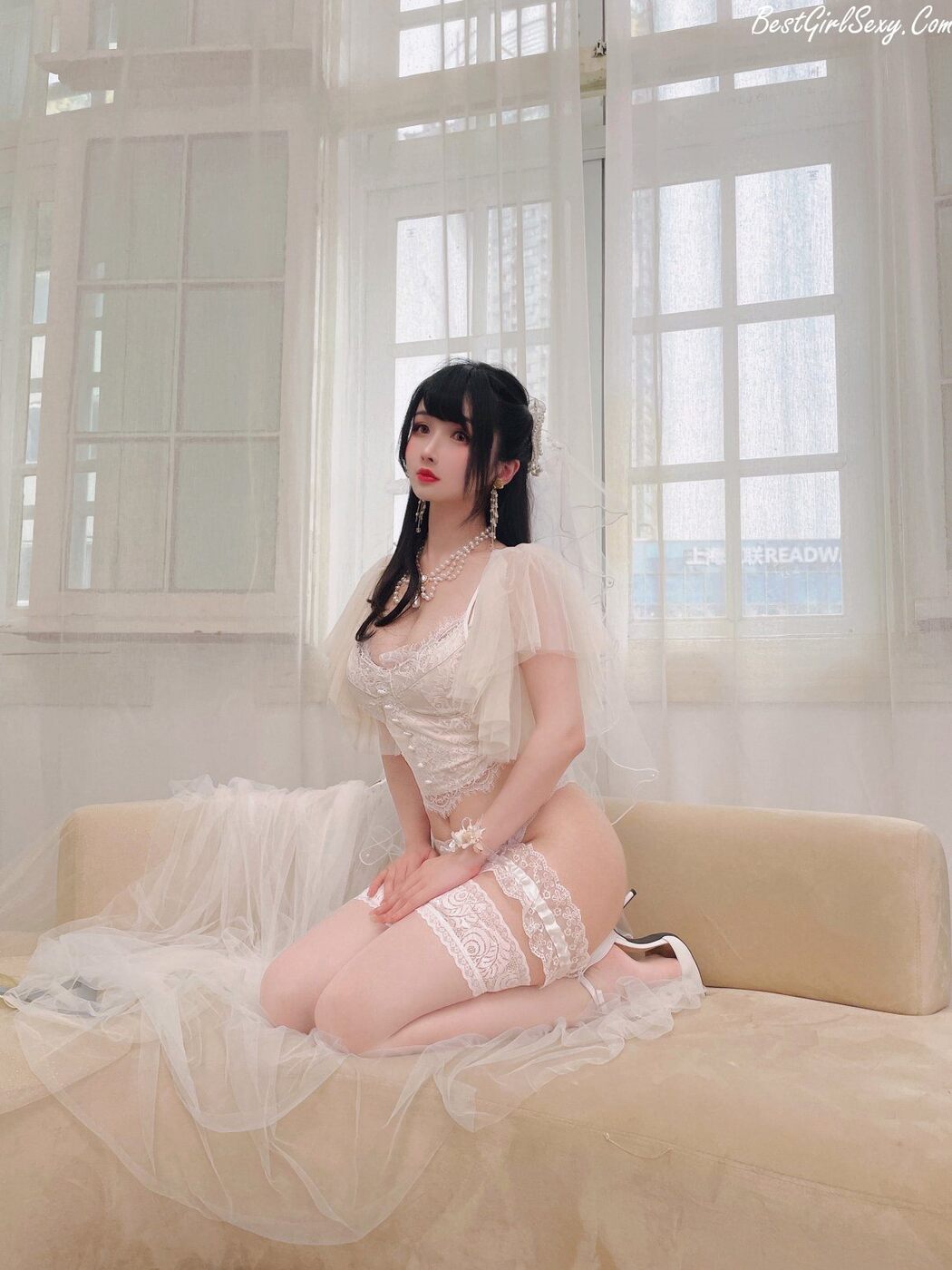 Coser@rioko凉凉子 Vol.069 透明婚纱