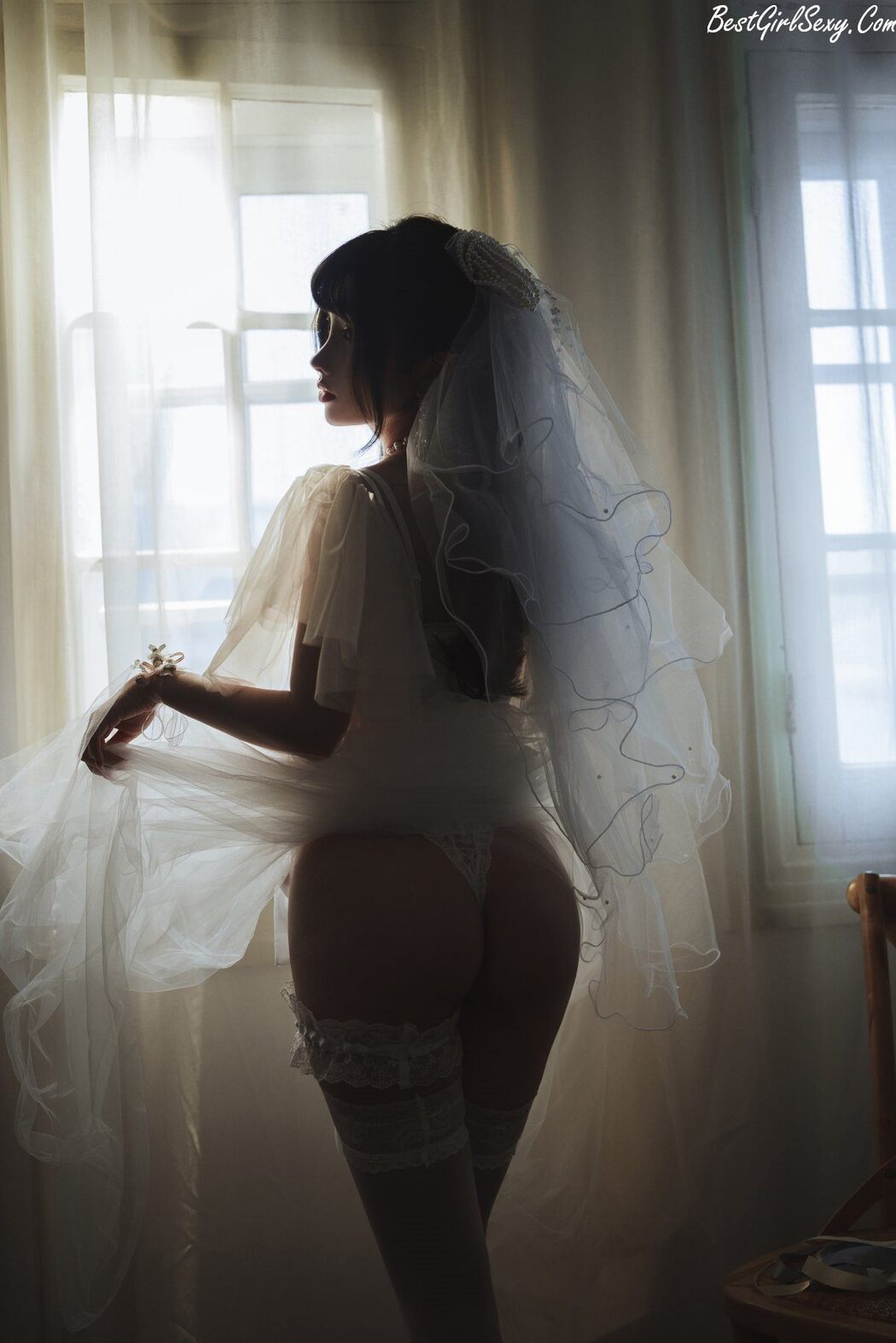 Coser@rioko凉凉子 Vol.069 透明婚纱