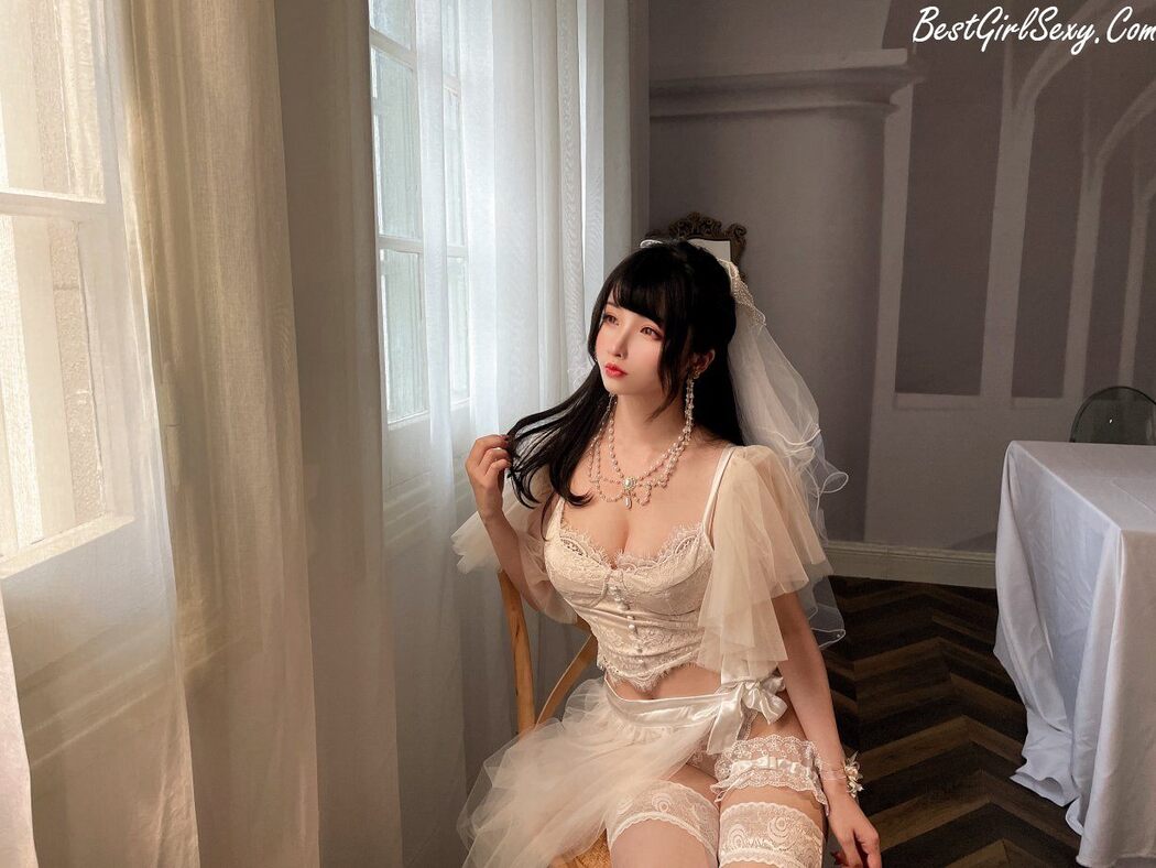 Coser@rioko凉凉子 Vol.069 透明婚纱