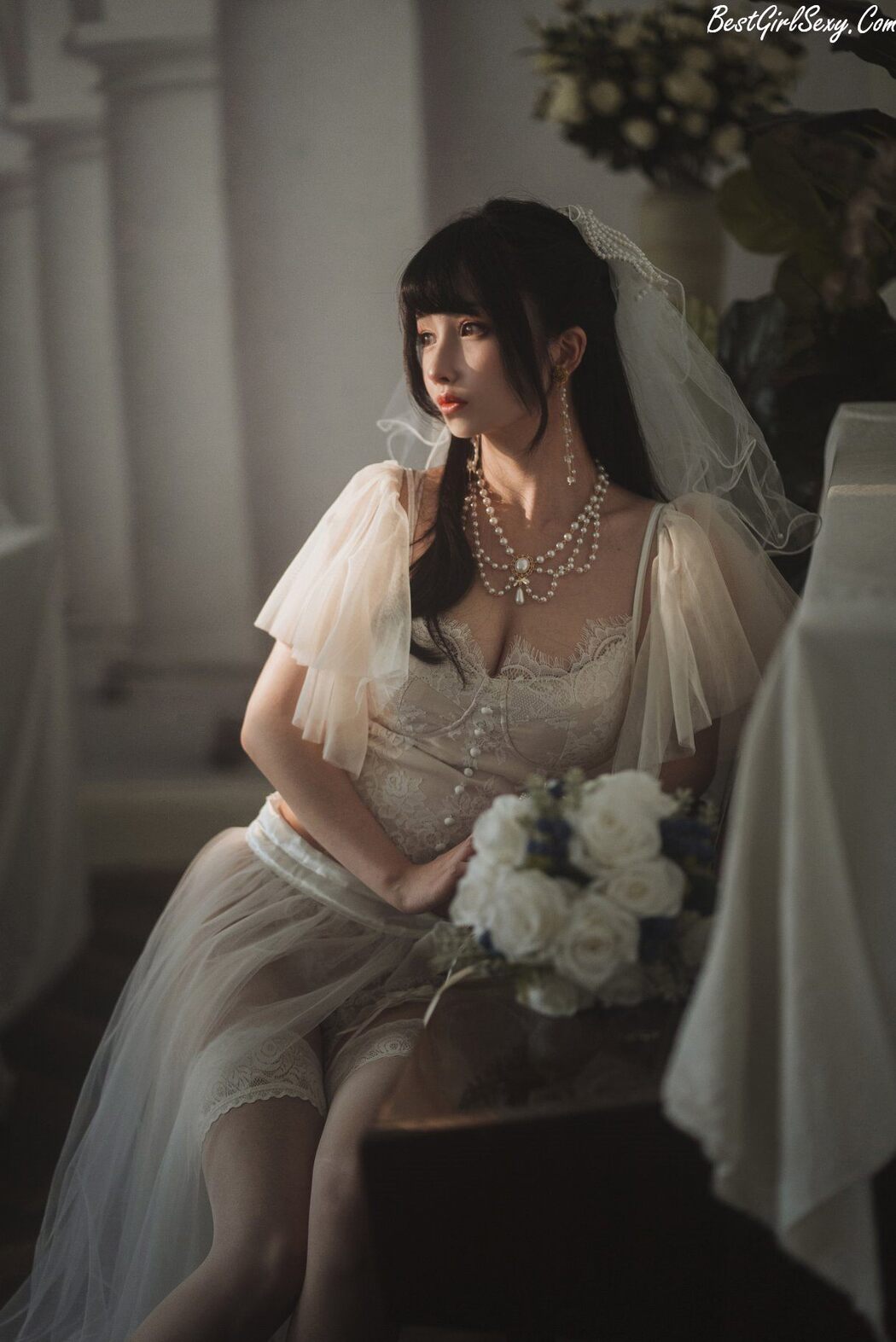 Coser@rioko凉凉子 Vol.069 透明婚纱