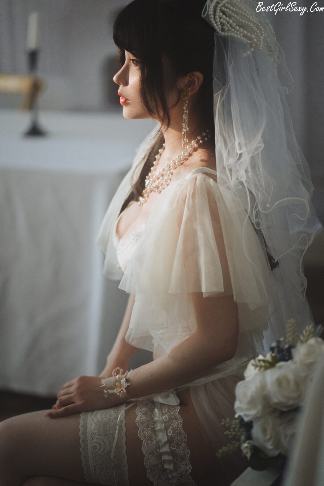 Coser@rioko凉凉子 Vol.069 透明婚纱