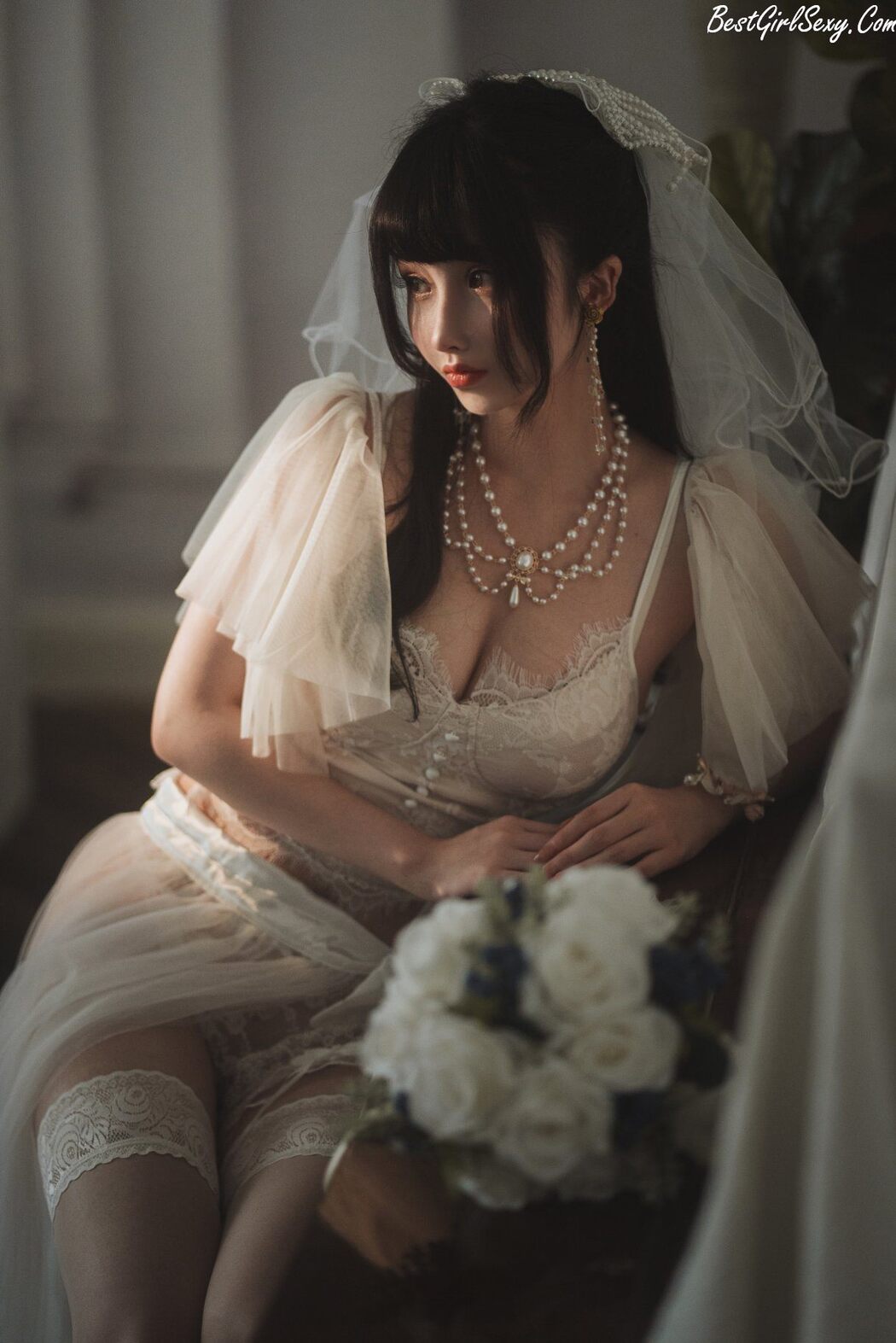 Coser@rioko凉凉子 Vol.069 透明婚纱