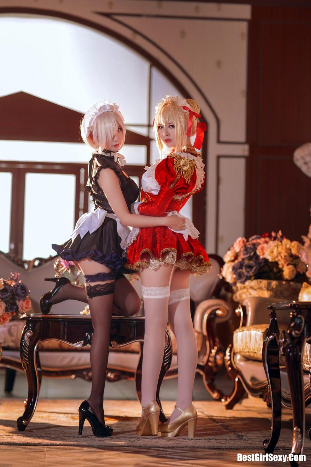 Coser@半半子 Vol.002 Claudius x Kyrielight Maid