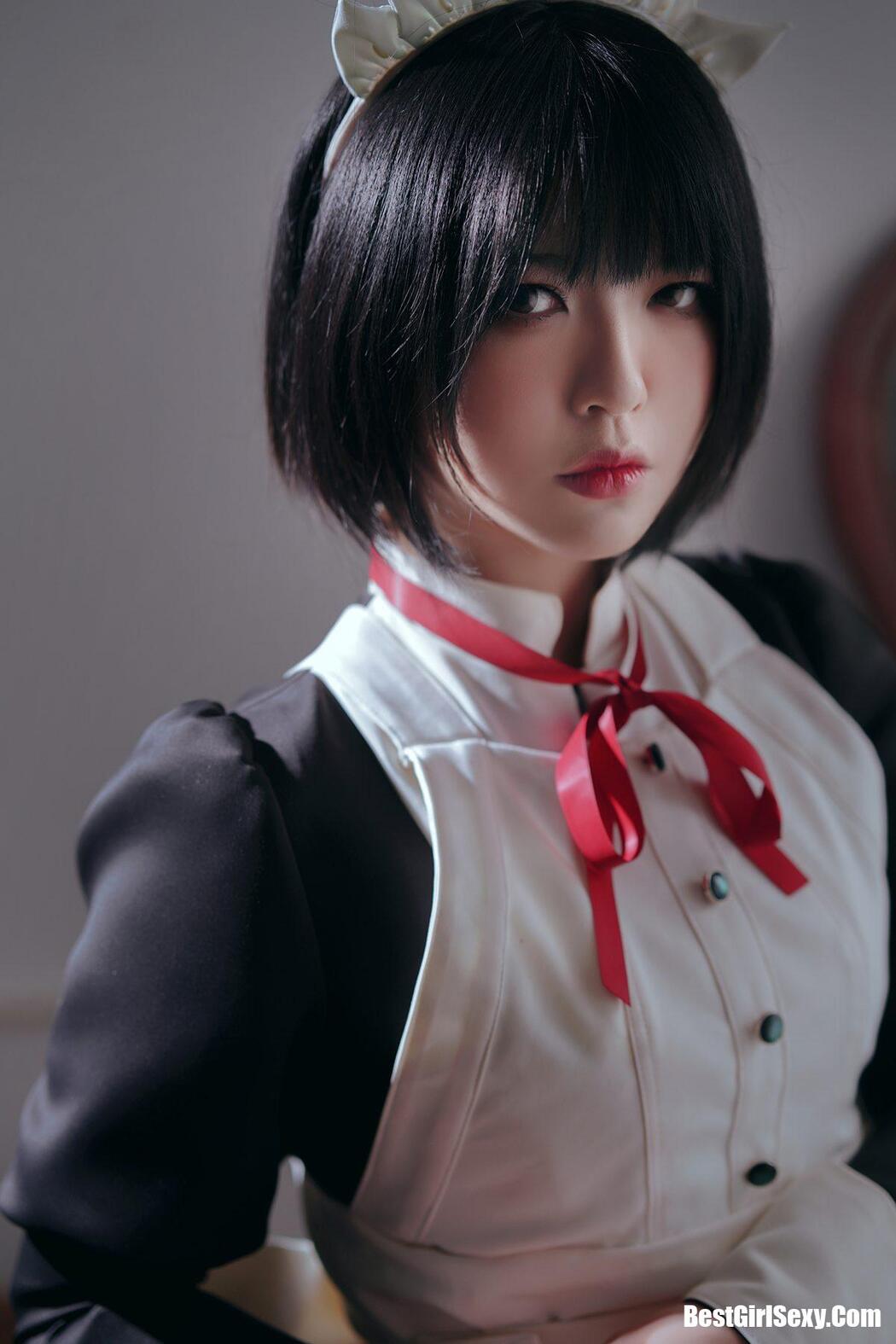 Coser@半半子 Vol.016 嫌パン MAID BANBANKO 女仆 Cover Photo