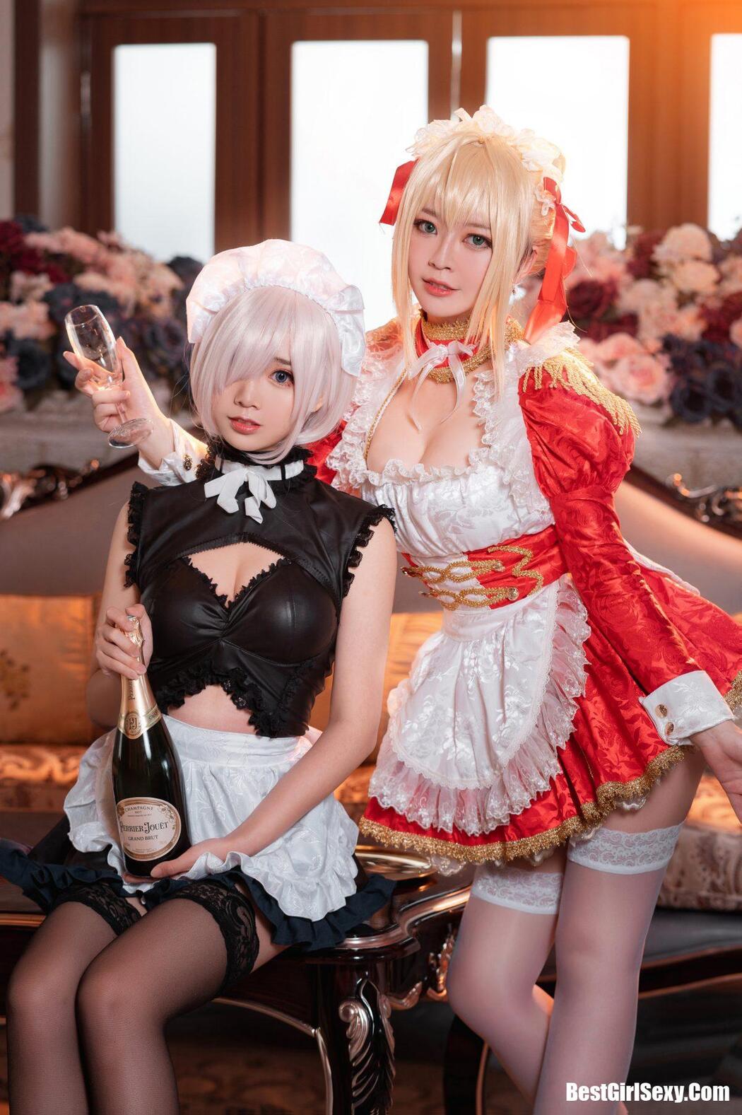 Coser@半半子 Vol.002 Claudius x Kyrielight Maid