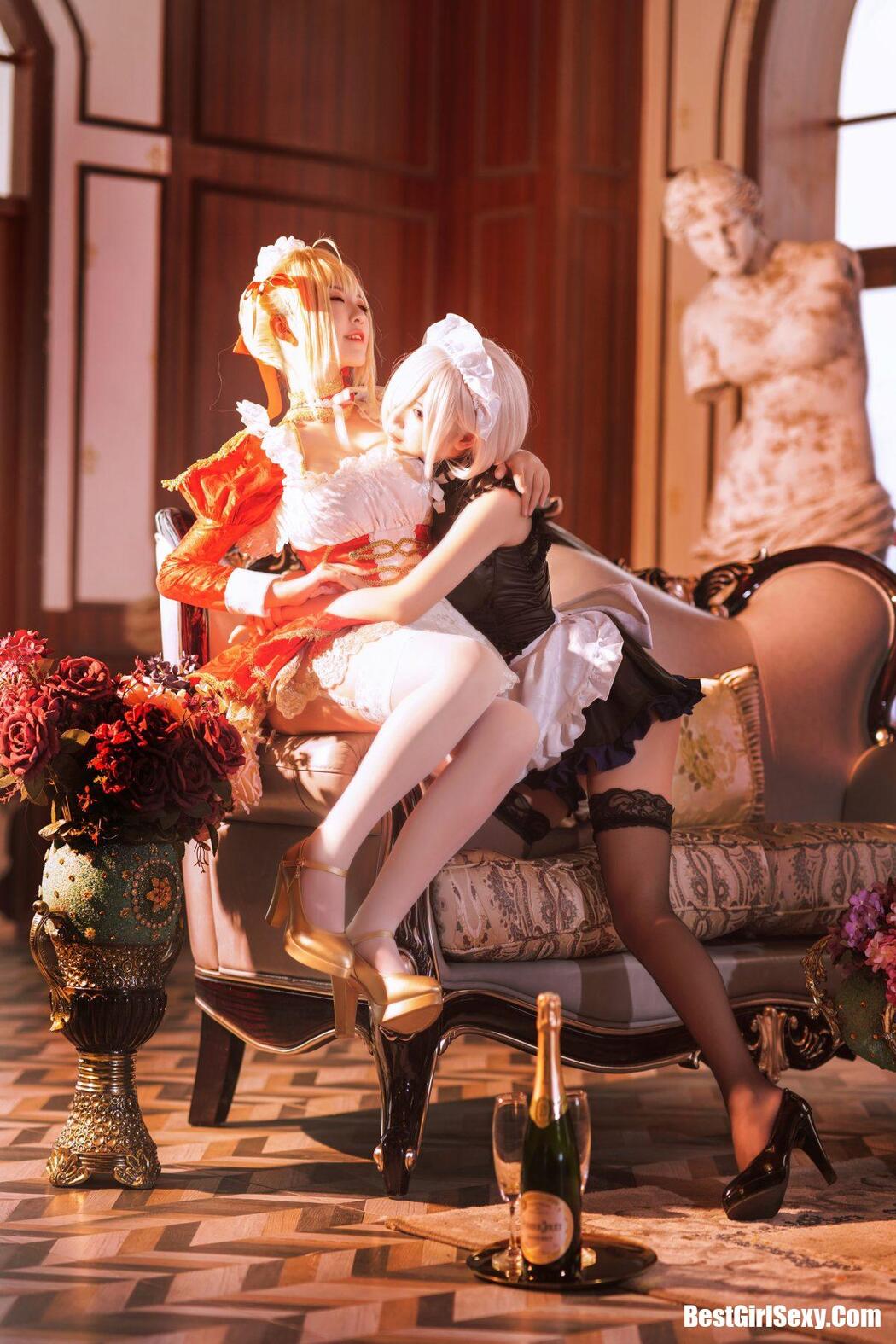 Coser@半半子 Vol.002 Claudius x Kyrielight Maid