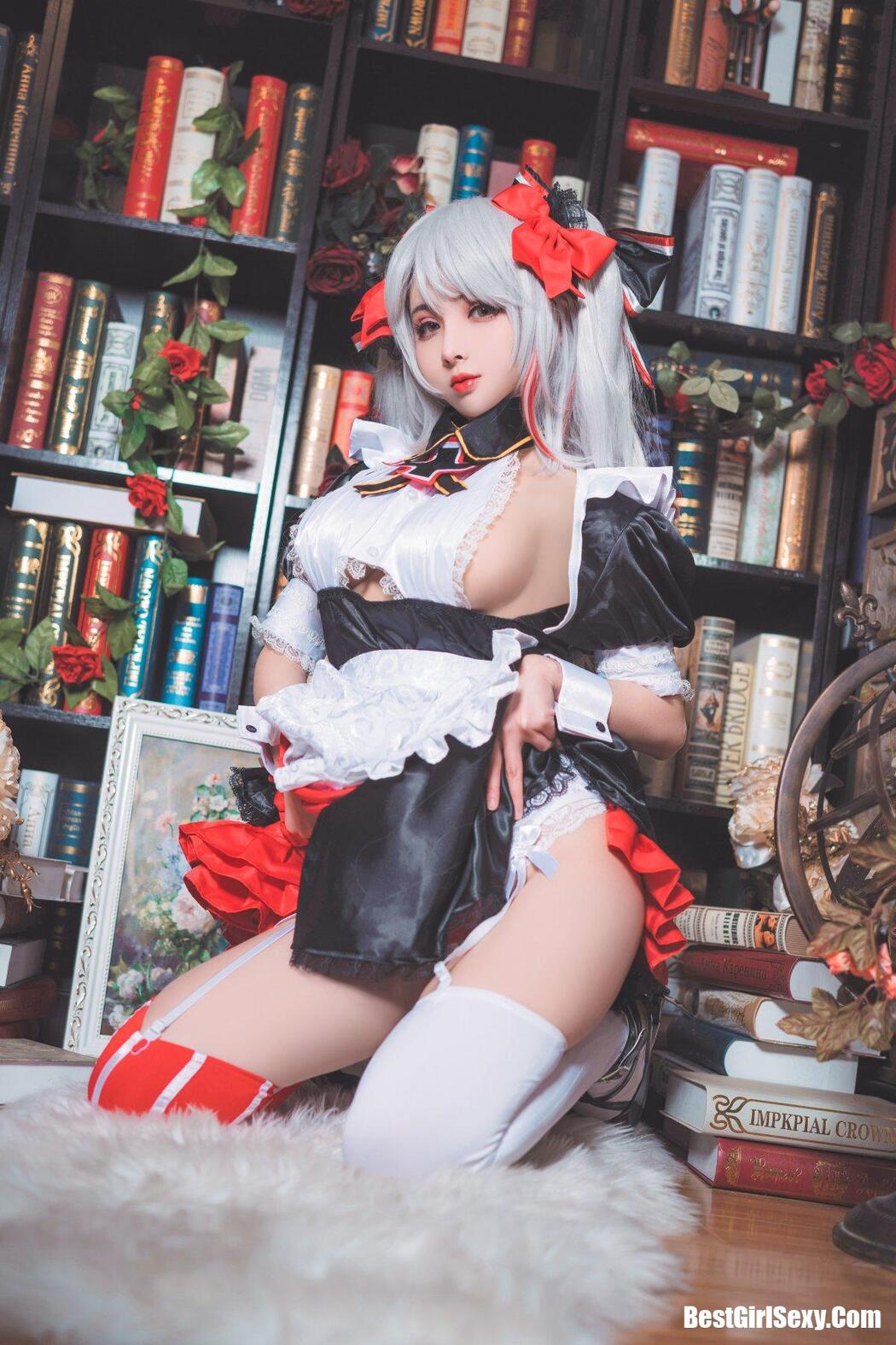 Coser@rioko凉凉子 Vol.034 欧根女仆