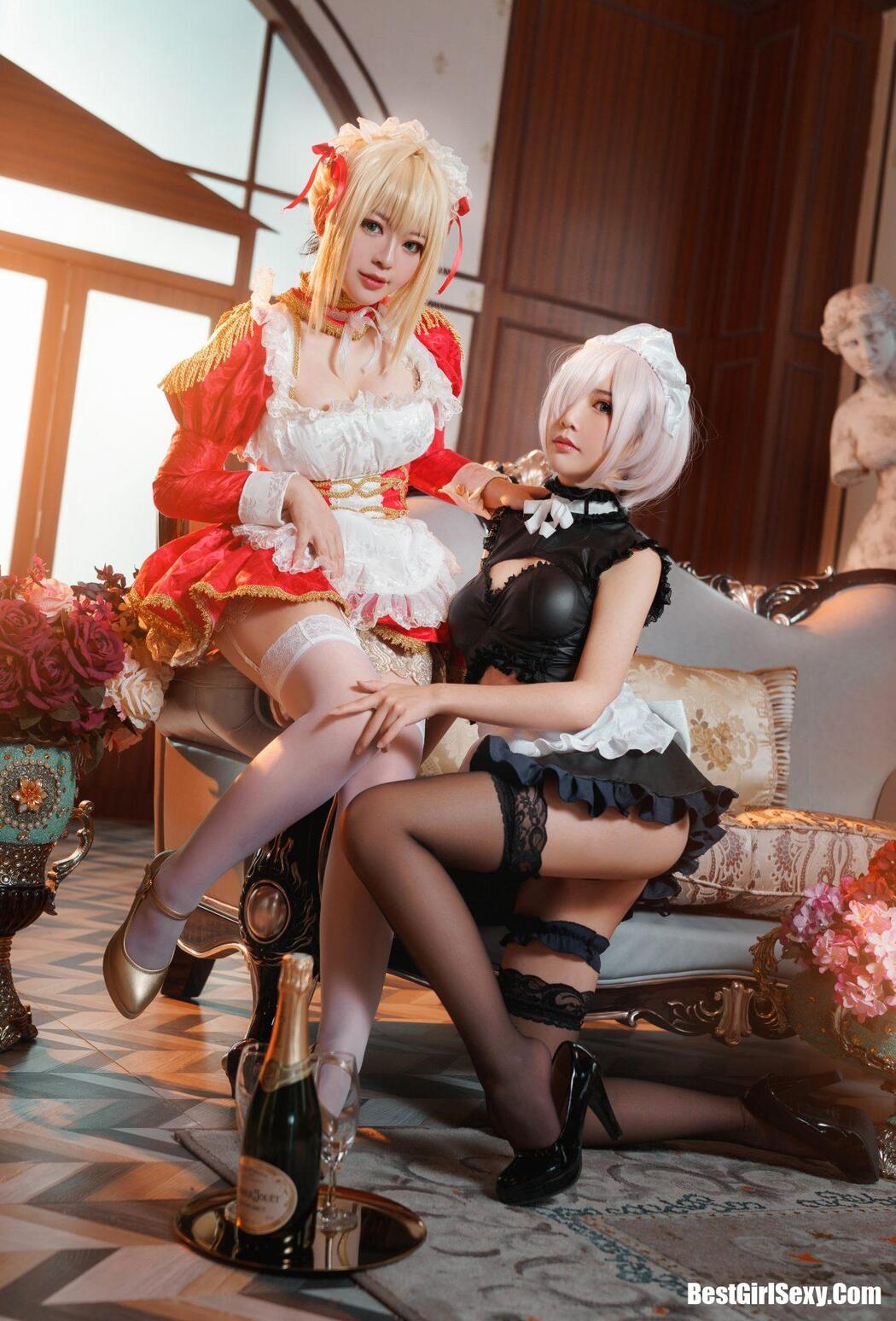 Coser@半半子 Vol.002 Claudius x Kyrielight Maid