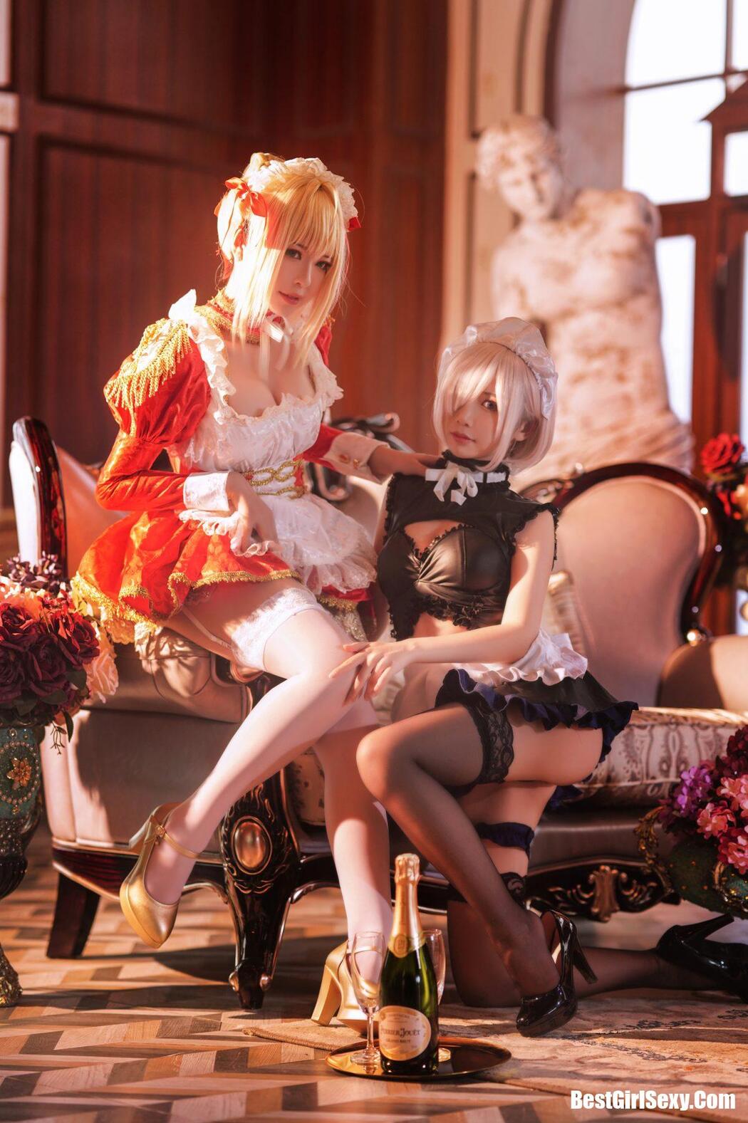 Coser@半半子 Vol.002 Claudius x Kyrielight Maid
