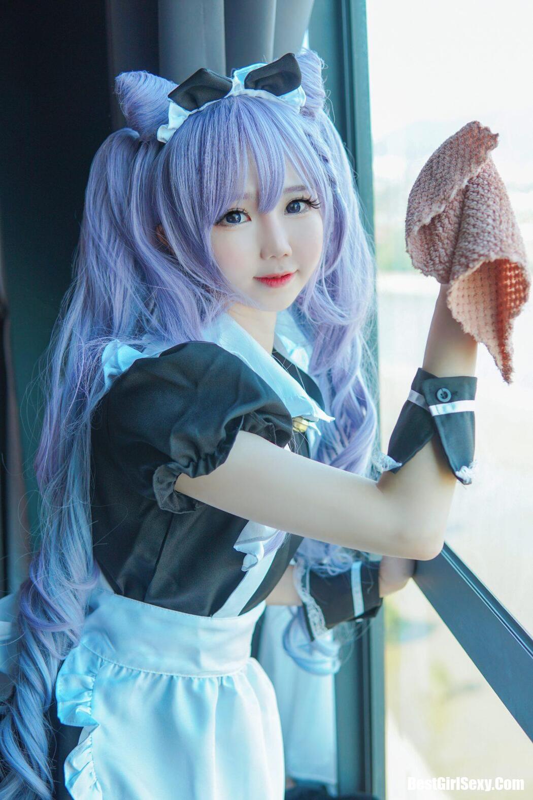 Coser@Sally Dorasnow Vol.004 Keqing Maid