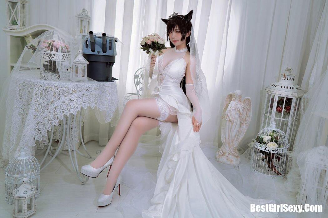 Coser@半半子 Vol.007 愛宕花嫁.白花の誓い