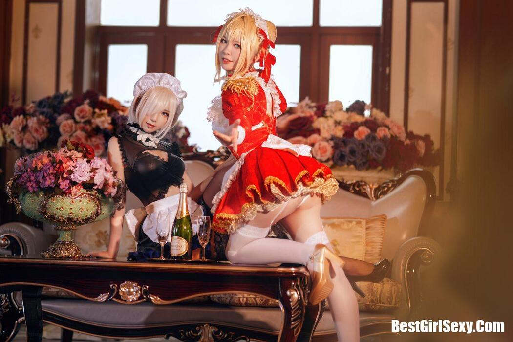 Coser@半半子 Vol.002 Claudius x Kyrielight Maid
