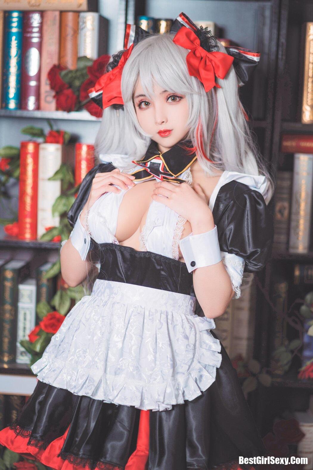 Coser@rioko凉凉子 Vol.034 欧根女仆