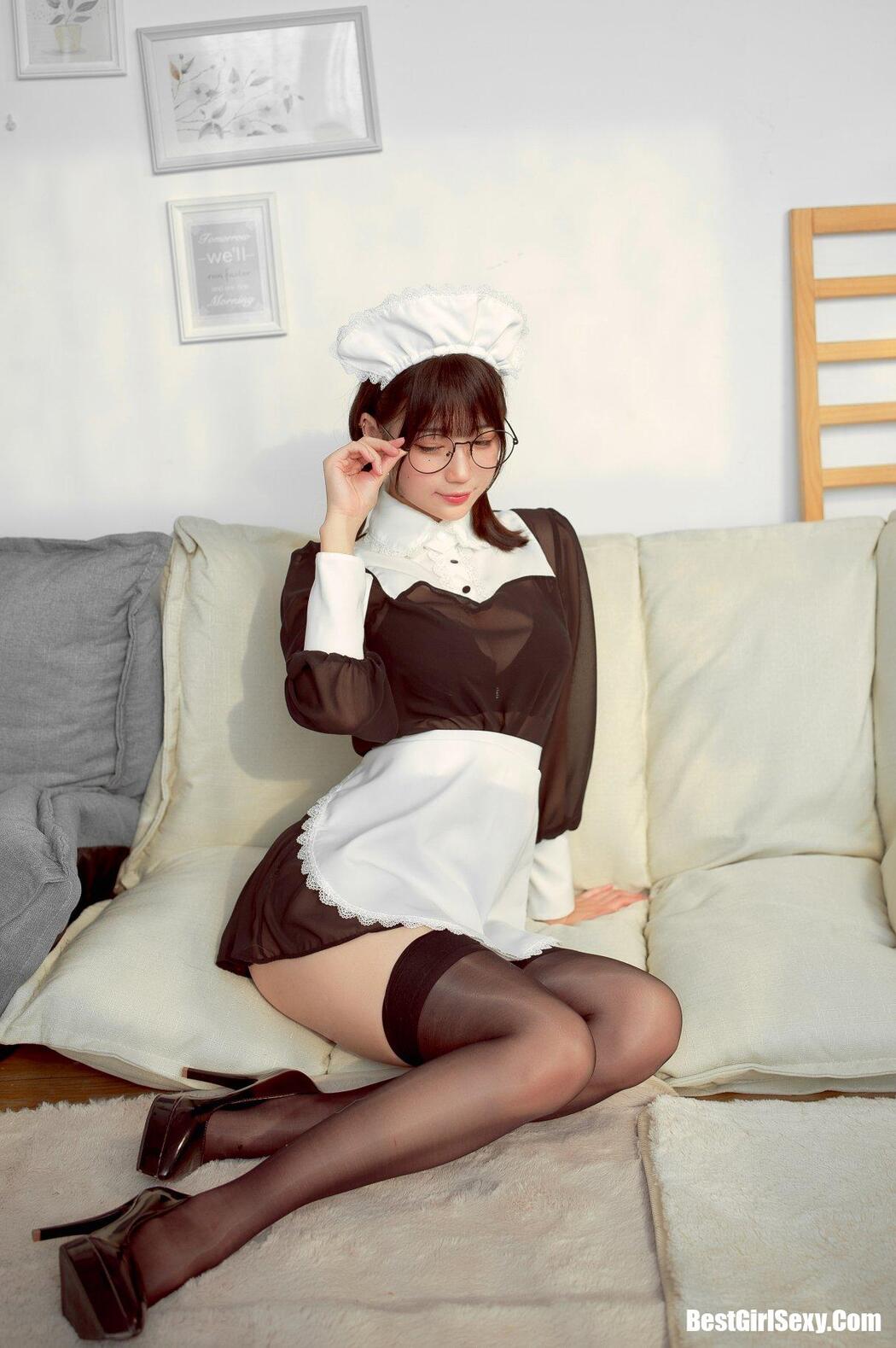 Coser@周叽是可爱兔兔 Vol.036 眼镜女仆