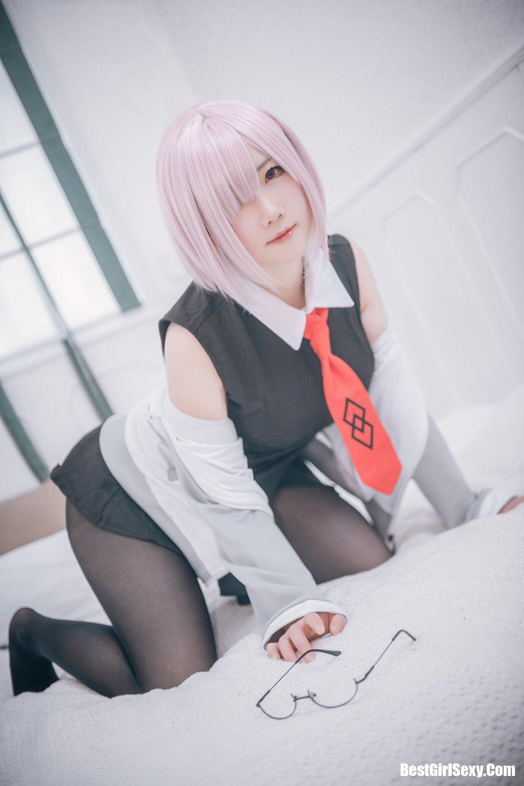 Coser@微肉感萌妹是本末末 玛修常服 猫咪下着