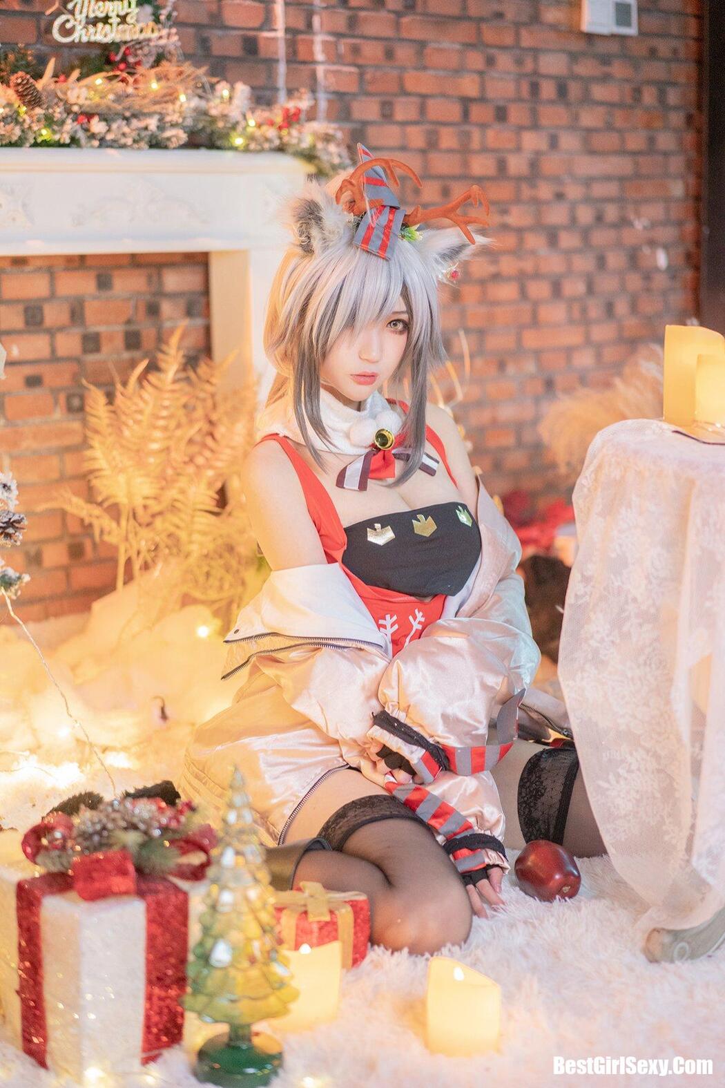 Coser@周叽是可爱兔兔 Vol.032 圣诞黑丝兽耳 Cover Photo