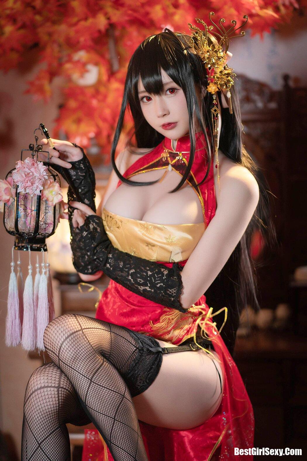 Coser@西园寺南歌写真 大凤 旗袍 Cover Photo