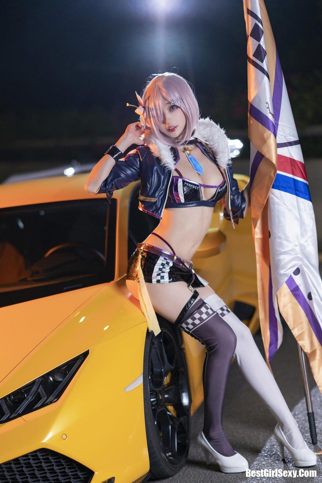 Coser@周叽是可爱兔兔 Vol.006 玛修赛车 Cover Photo