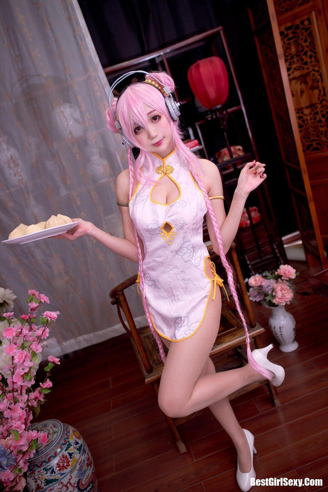 Coser@周叽是可爱兔兔 Vol.030 旗袍索尼子 Cover Photo