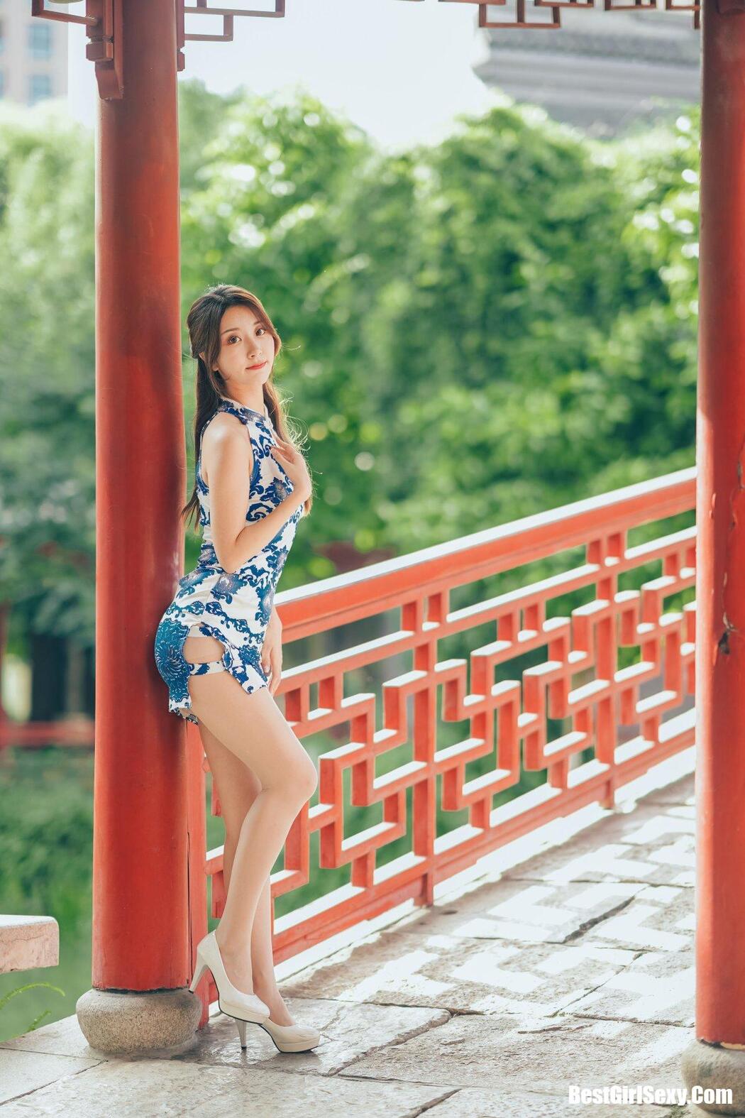 Coser@黑川 Vol.055 青花旗袍