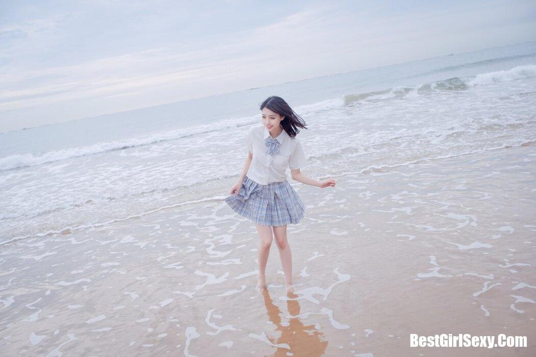 Coser@周叽是可爱兔兔 Vol.020 海边JK