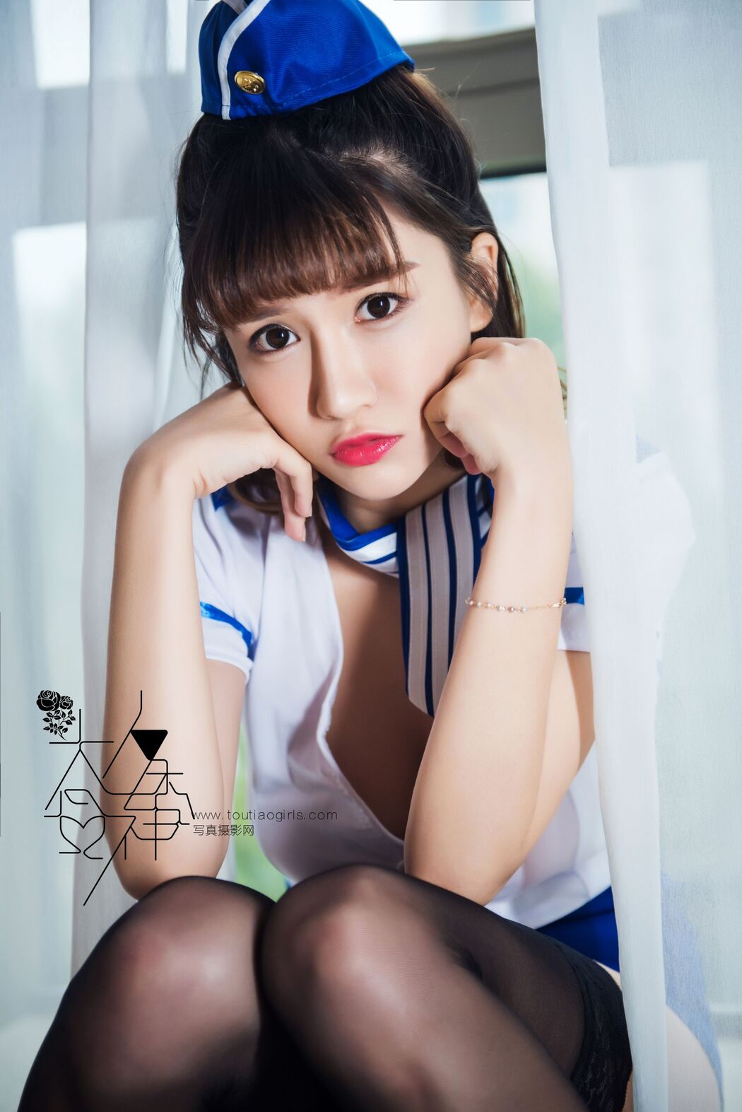 Meng Meng/K8 Tsundere Meng Meng "Lori Flight Attendant" [Headline Goddess]