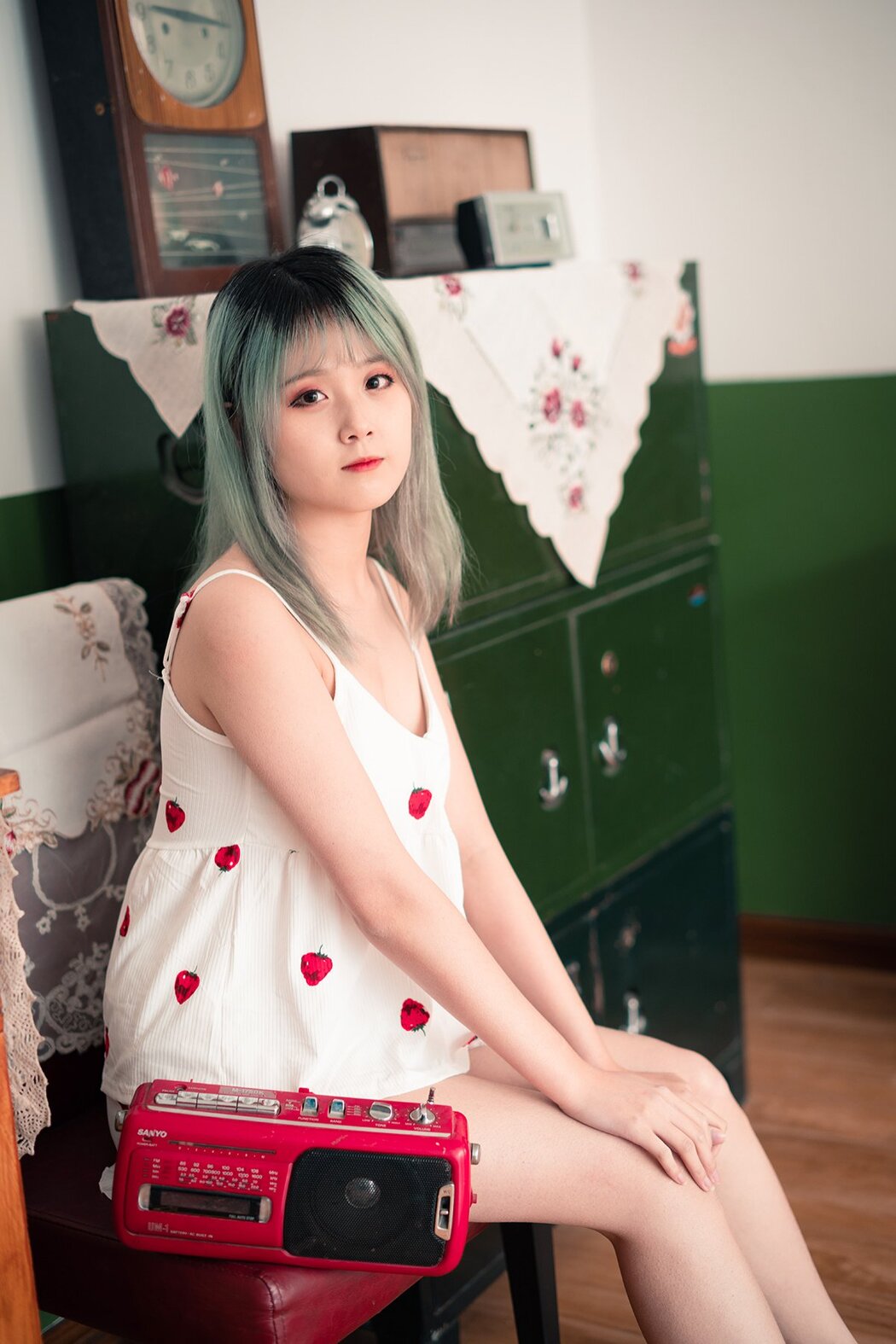 Coser@Akisoso秋楚楚 Vol.013 绿色 调色 Cover Photo