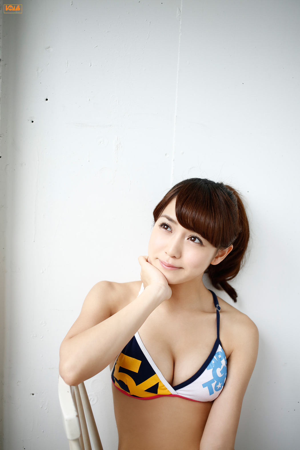 Makoto Okunaka "Let's fly Mako-chan!" [Bomb.TV] January 2015 issue