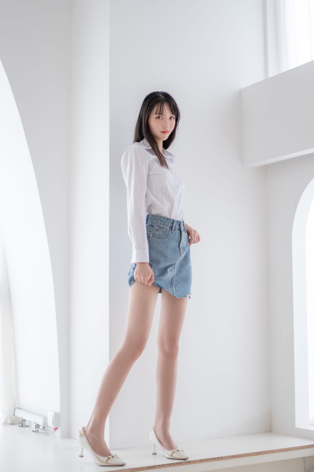 Coser@西瓜少女 Vol.023 衬衫牛仔裙