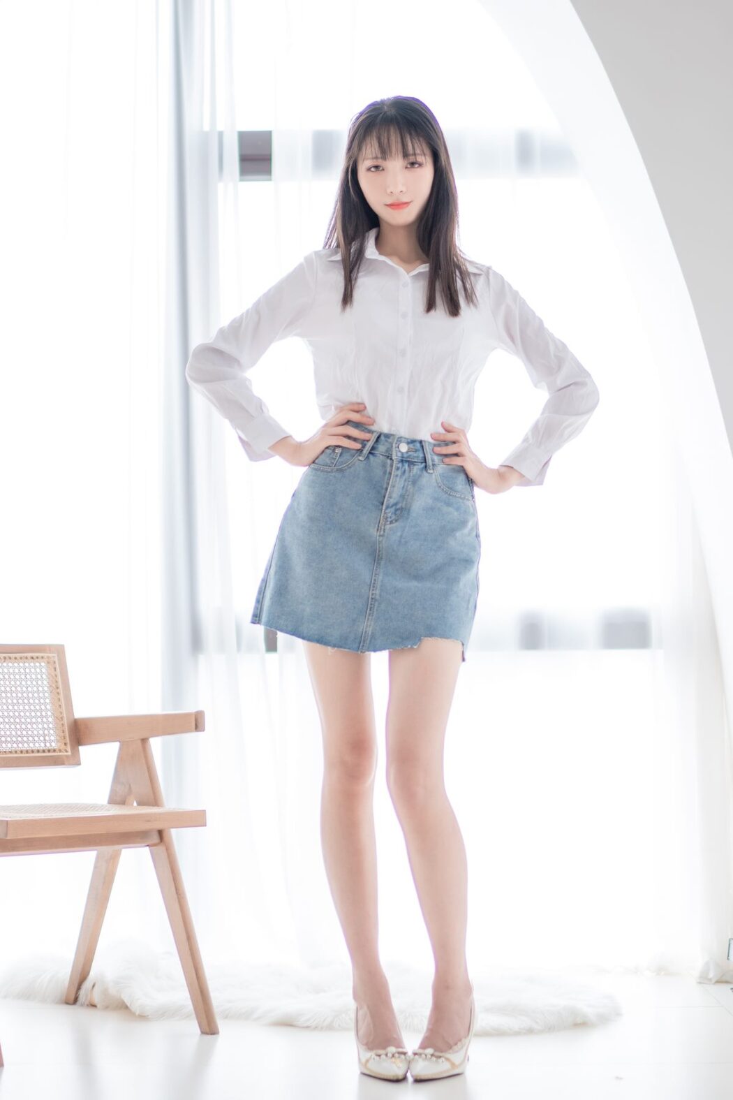 Coser@西瓜少女 Vol.023 衬衫牛仔裙