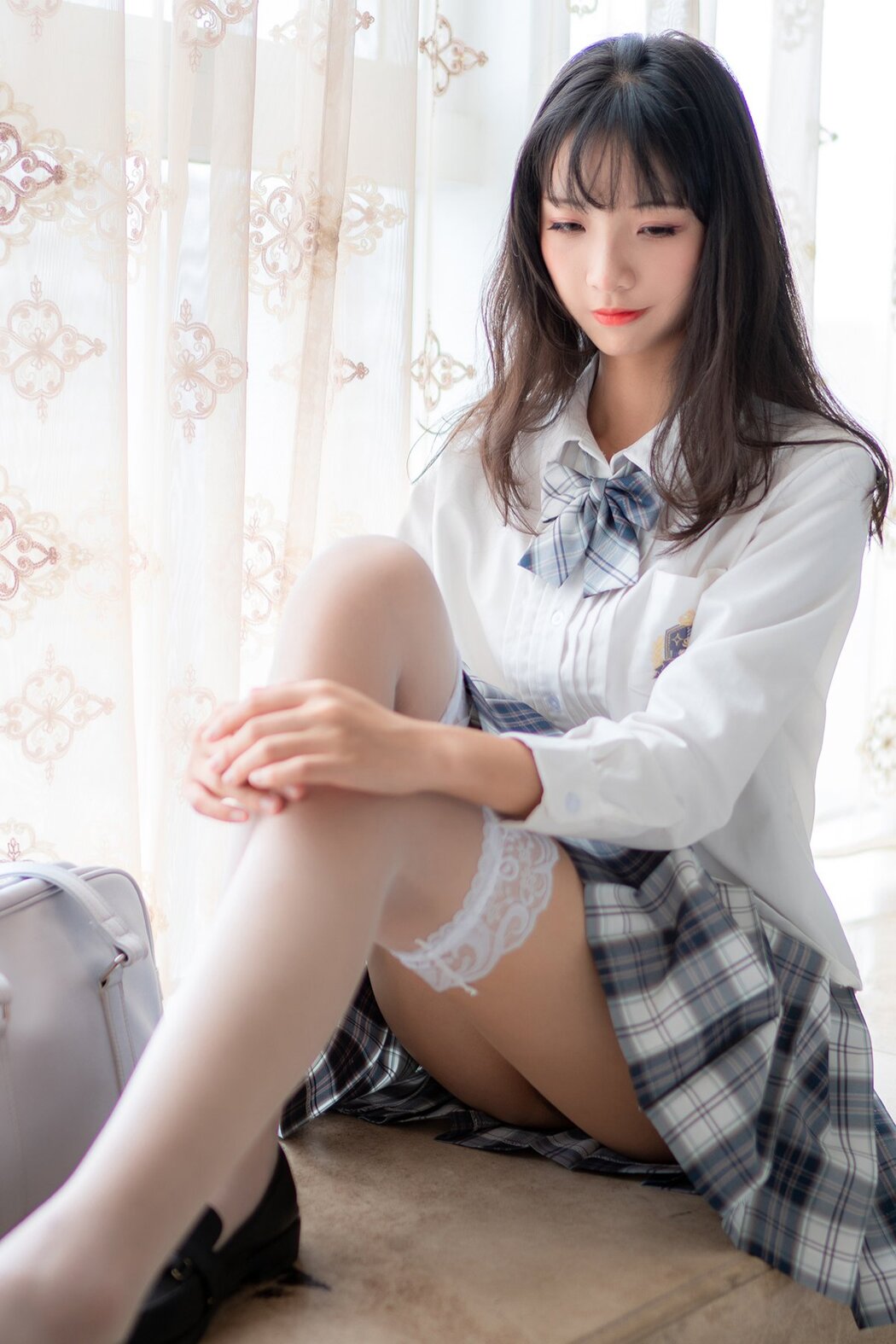 Coser@西瓜少女 Vol.021 JK格子裙 Cover Photo