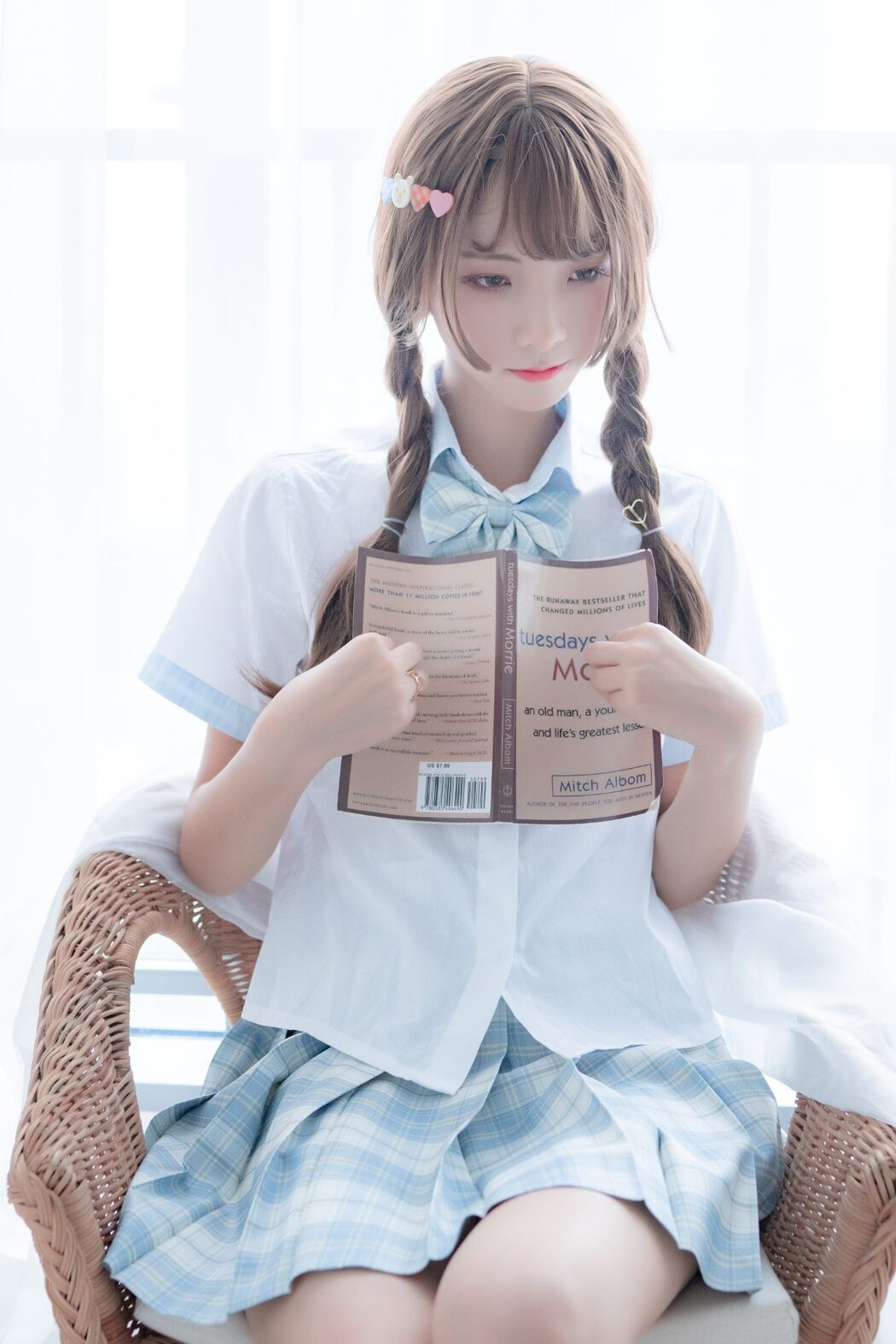 Coser@西瓜少女 Vol.012 民宿私房淡蓝JK