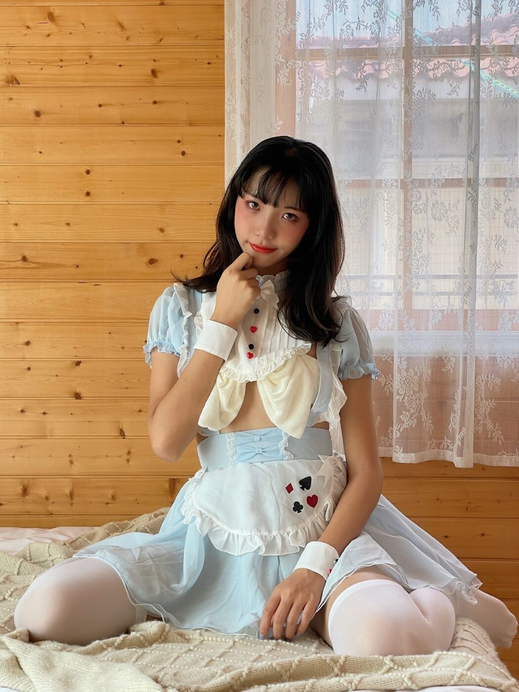 Coser@西瓜少女 Vol.018 蓝白女仆