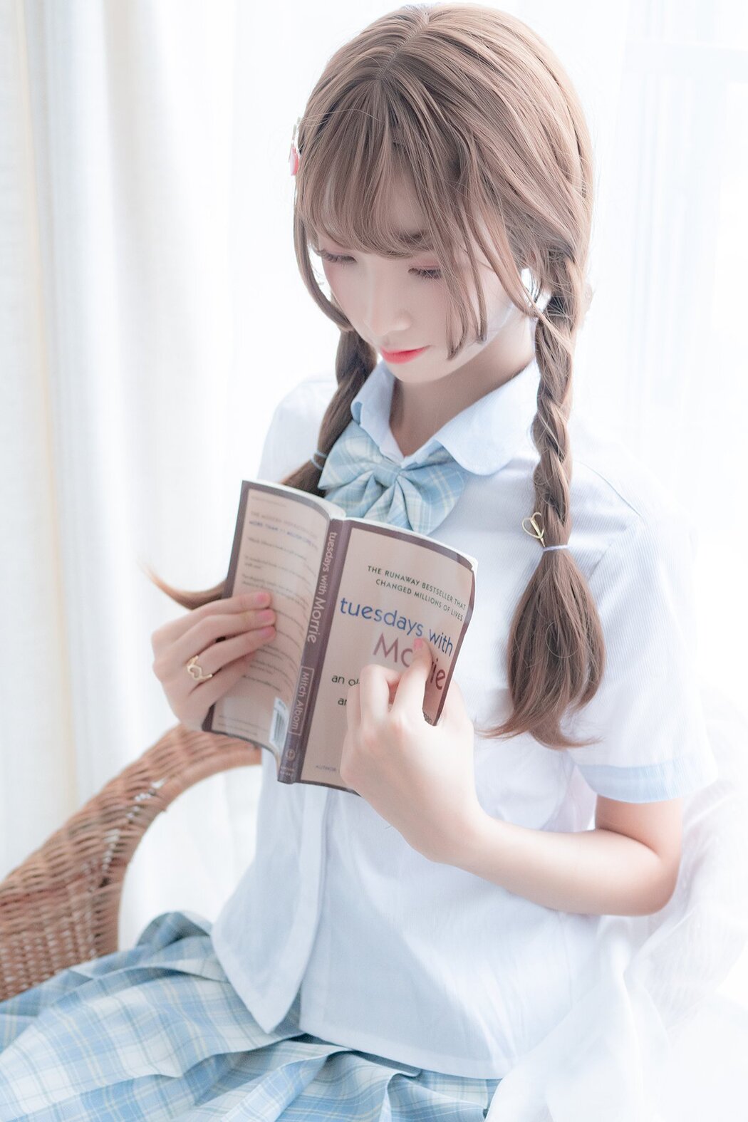 Coser@西瓜少女 Vol.012 民宿私房淡蓝JK Cover Photo