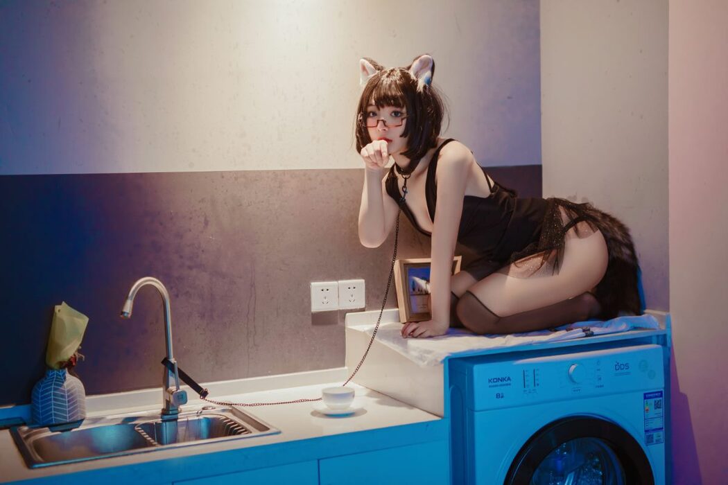 Coser@yuuhui玉汇 Vol.001 猫猫头黑裙子