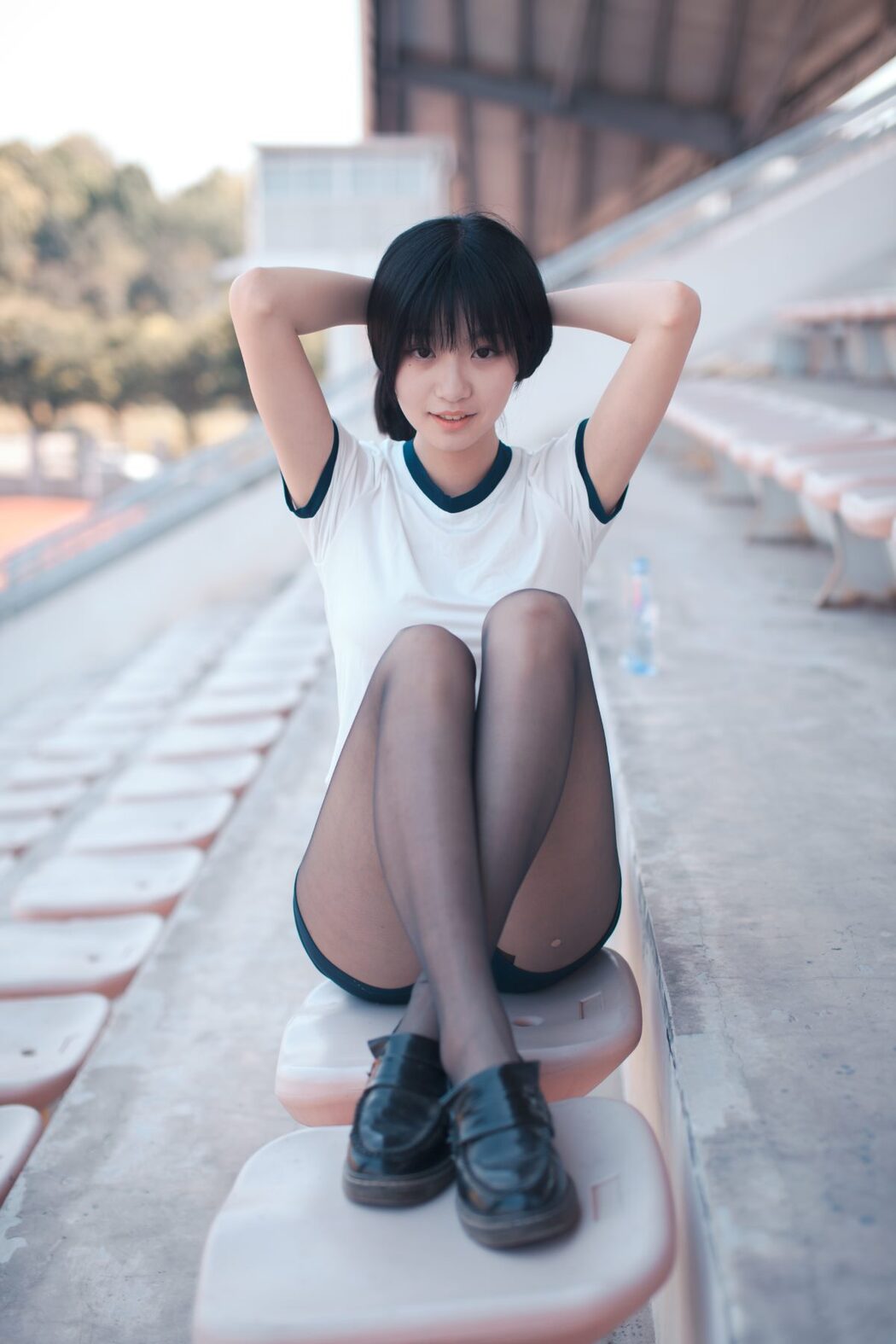 Coser@沧霁桔梗 Vol.006 黑丝体操服