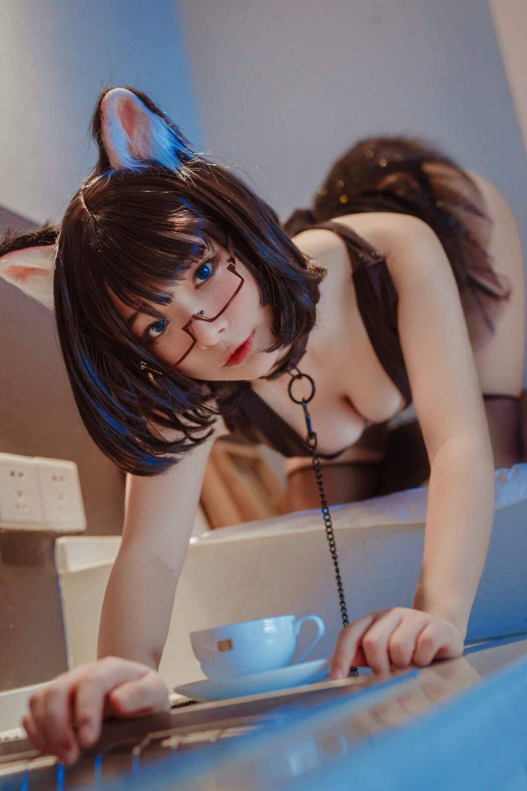 Coser@yuuhui玉汇 Vol.001 猫猫头黑裙子