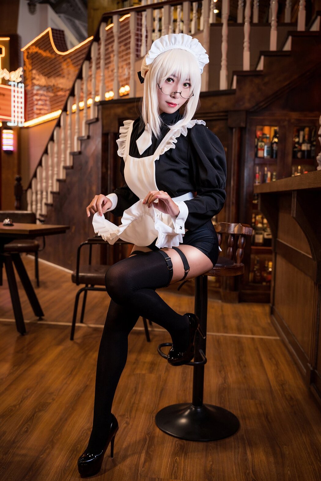 Coser@Money冷冷 Vol.007 95式玉玲珑-黑呆女仆 Cover Photo