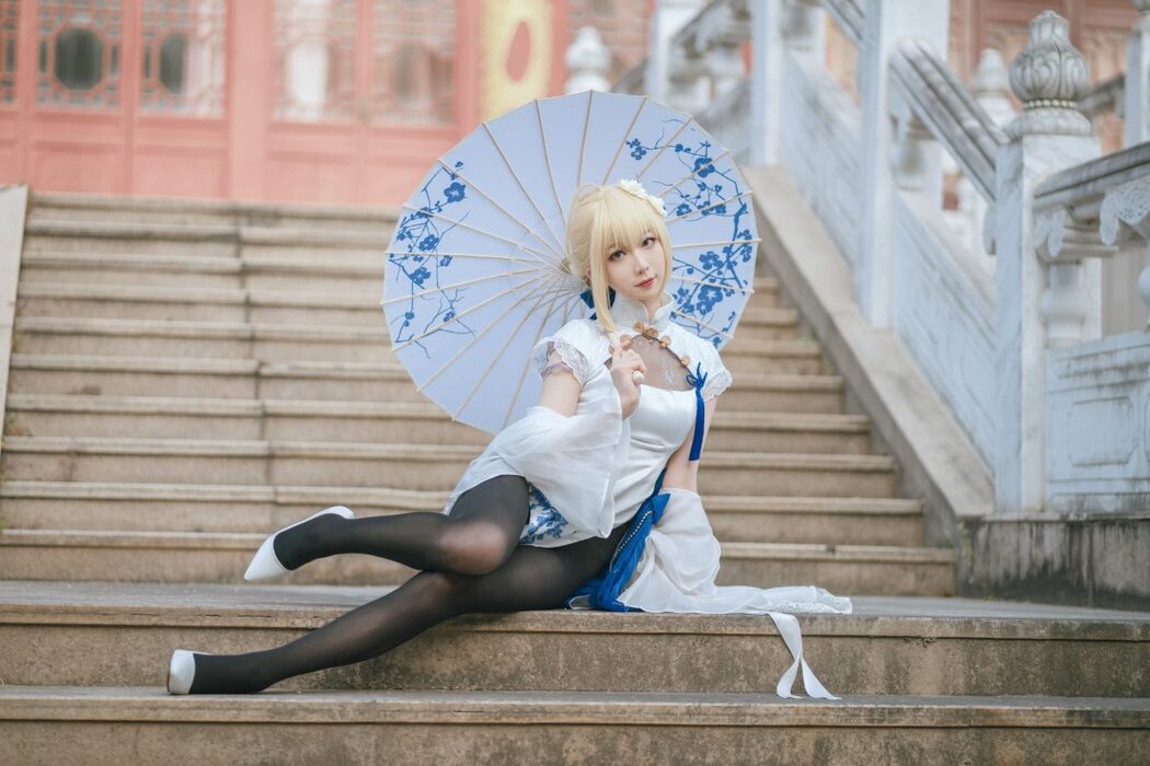 Coser@封疆疆v Vol.004 saber 旗袍