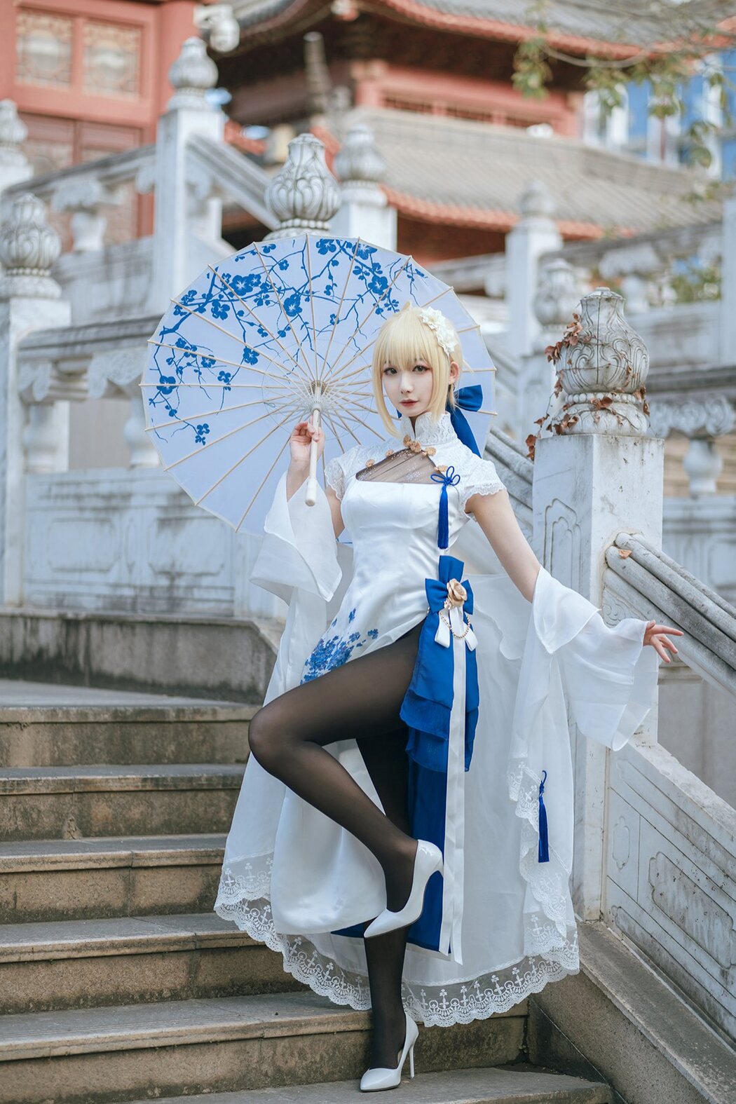 Coser@封疆疆v Vol.004 saber 旗袍 Cover Photo