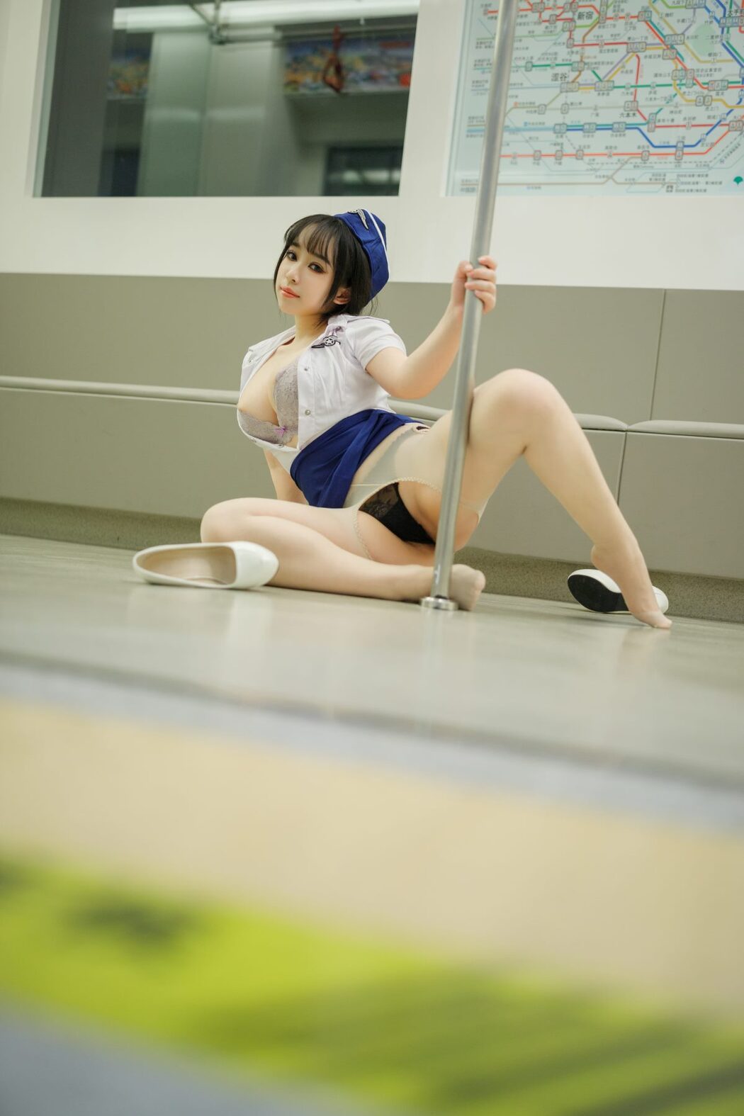 Coser@yuuhui玉汇 Vol.007 胡桃猫Kurumineko 电车 B