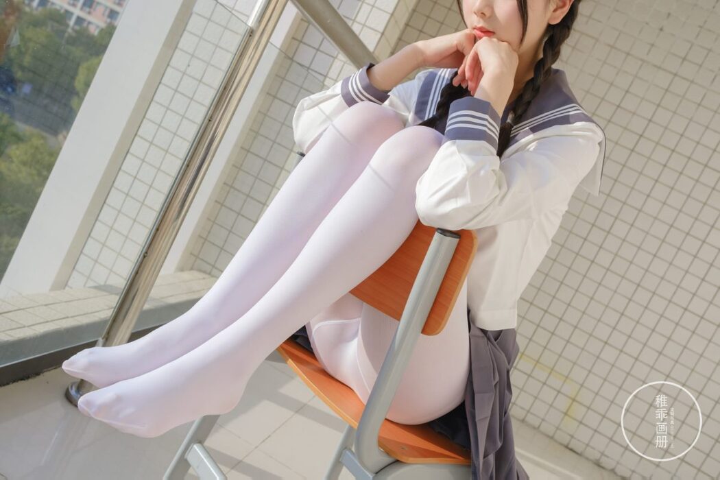 Coser@稚乖画册 Vol.003 晴空03 双马尾JK