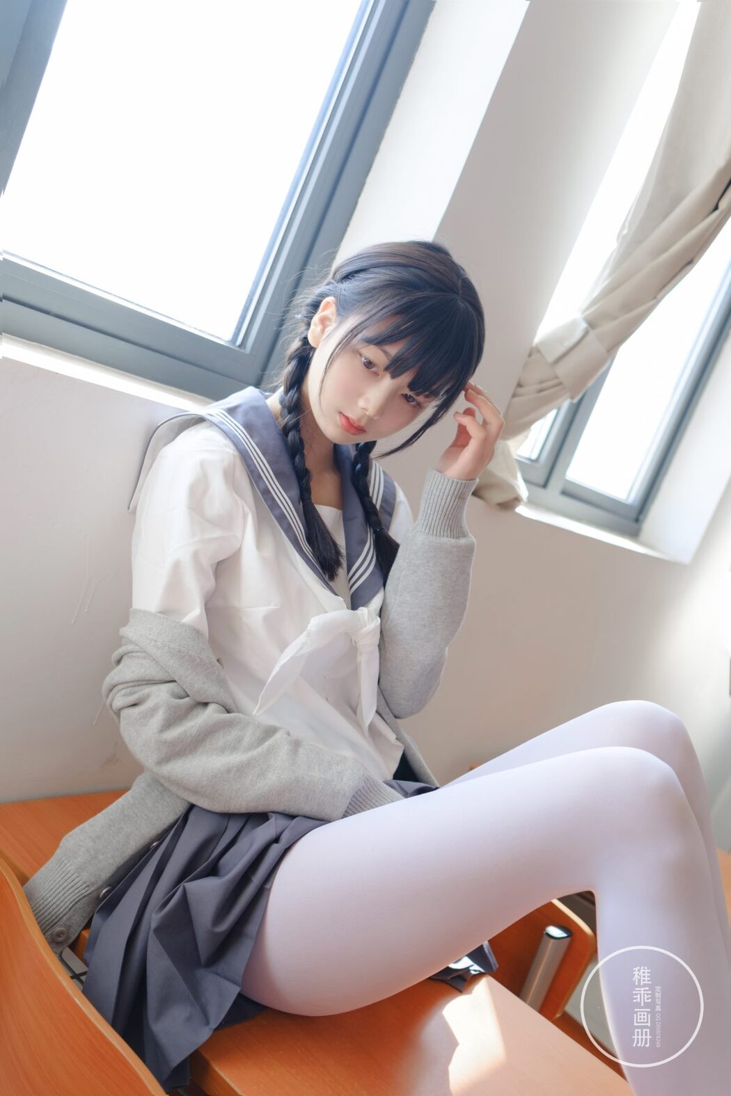 Coser@稚乖画册 Vol.003 晴空03 双马尾JK