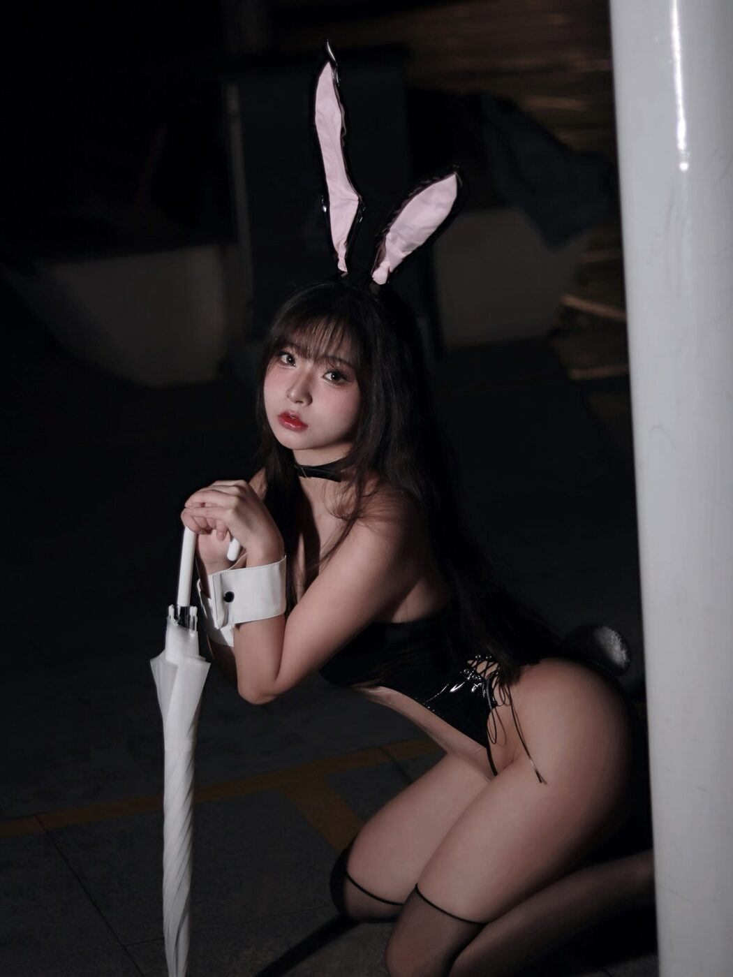 Coser@yuuhui玉汇 Vol.006 雨中透明兔女郎