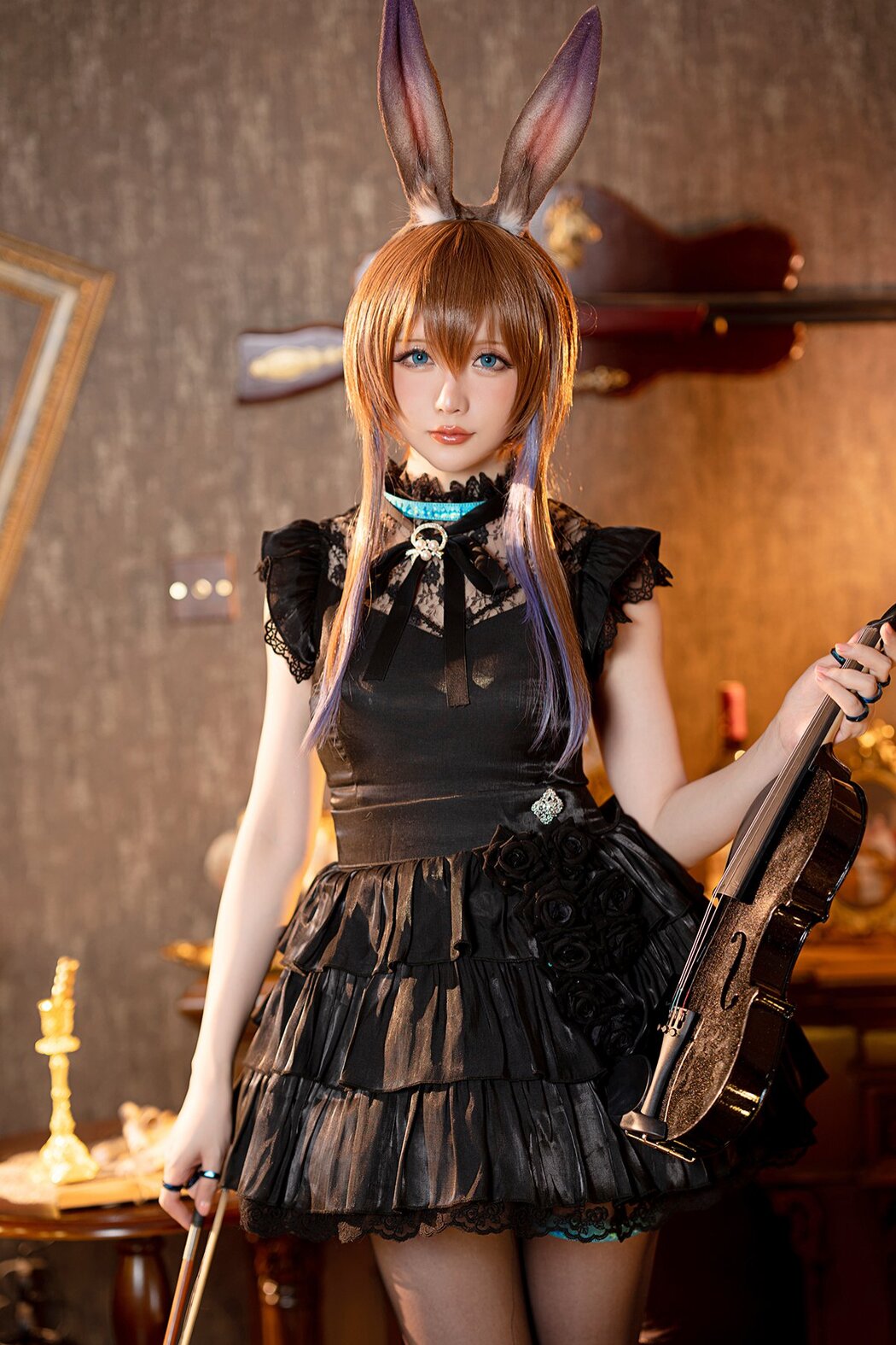 Coser@星之迟迟 Vol.100 2021年正片合集 阿米娅-音律联觉 Cover Photo