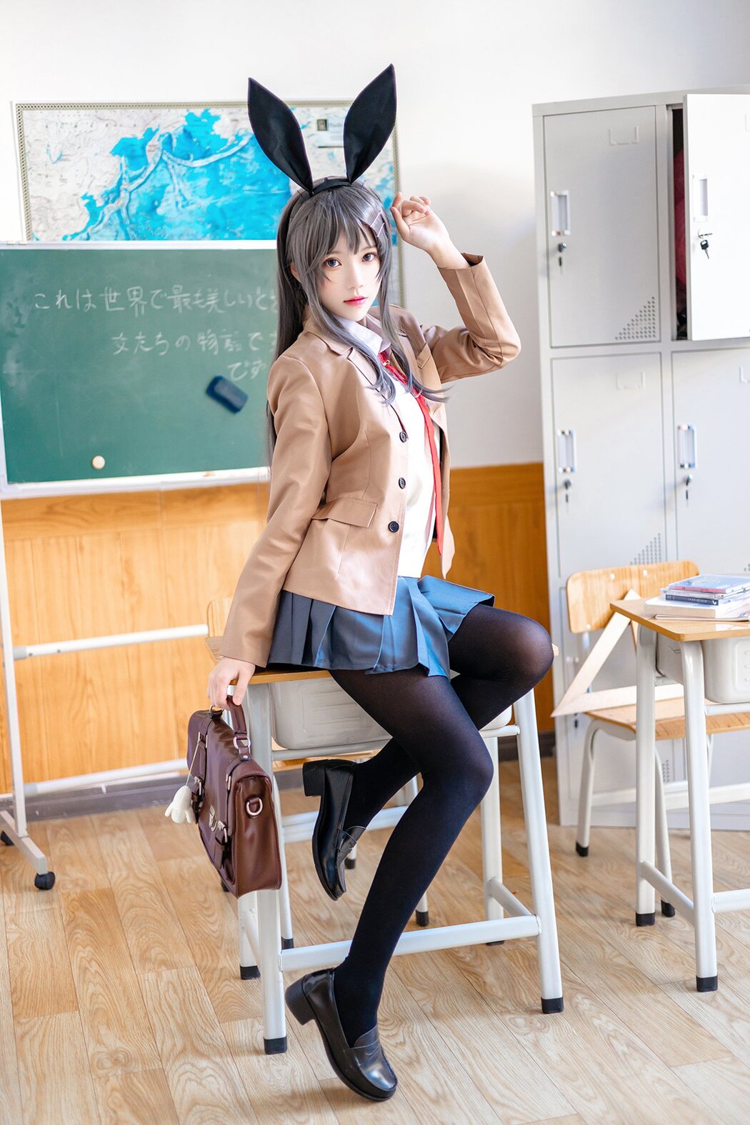 Coser@桜桃喵 vol.113 麻衣制服 Cover Photo